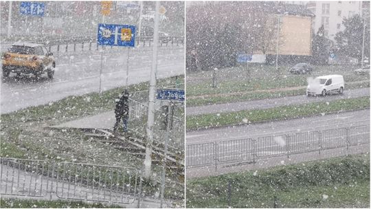 Lubelskie: Pogodowy psikus, czyli kwietniowy powrót opadów śniegu. Prognoza pogody