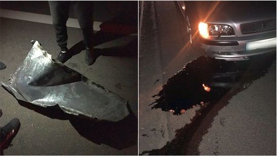 Lubelskie: Porozrzucany na S19 złom uszkodził kilka samochodów. Szukają świadków