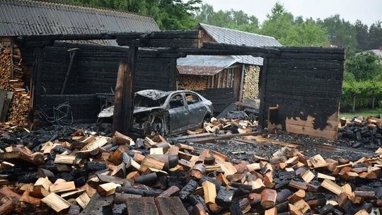 Lubelskie: Pożar budynku gospodarczego. Straty oszacowano na 65 tys. zł