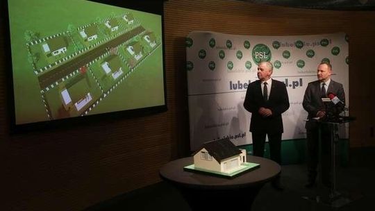 Lubelskie PSL kusi mieszkańców Śląska działkami za 1 zł i projektami domów
