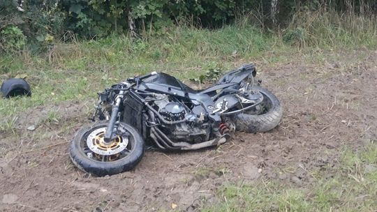 Lubelskie. Śmiertelny wypadek. Motocyklista wjechał w pieszego
