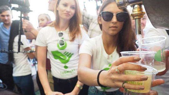 Lubelskie Święto Młodego Cydru przyciągnęło nie tylko mieszkańców Lublina