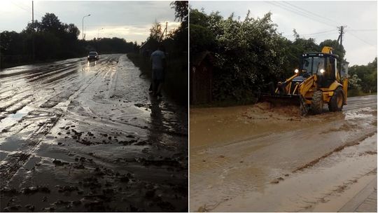Lubelskie: Tak wygląda droga wojewódzka po burzy [zdjęcia]