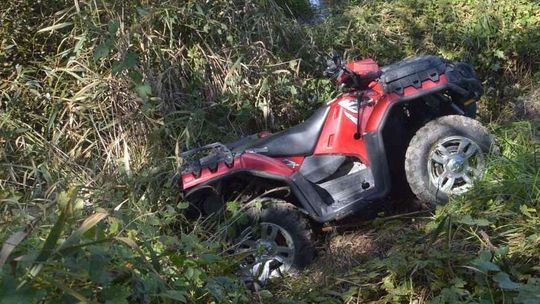 Lubelskie: Tragiczny finał przejażdżki quadem. Dwie osoby nie żyją