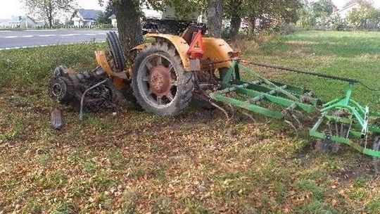 Lubelskie: Tragiczny wypadek, nie żyje traktorzysta