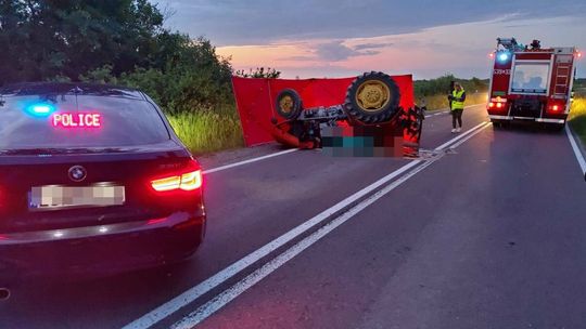 Lubelskie: Tragiczny wypadek z udziałem ciągnika rolniczego. Nie żyje kierowca