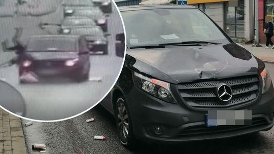 Lubelskie. Weszła na jezdnię wprost pod rozpędzony karawan. Jest nagranie