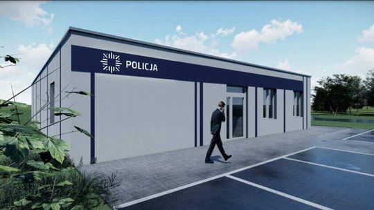 Lubelskie. Wygląda jak większy garaż, a to będzie nowy posterunek policji