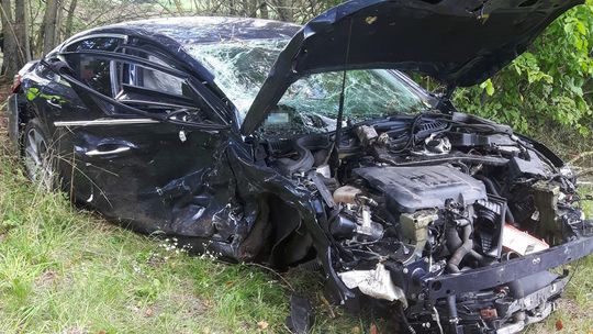 Lubelskie: Zderzenie dwóch samochodów. Siedem osób w szpitalu [zdjęcia]