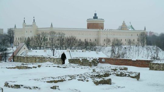 Lublin białą kołdrą pokryty. Zobacz jak piękne jest miasto zimą