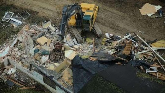 Lublin: Dawna kręgielnia hitlerowców wyburzona, będzie biurowiec (wideo, zdjęcia)