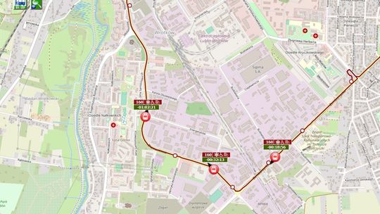Lublin: Diamentowa utknęła w korkach.  Szybciej można przejść kilka przystanków pieszo