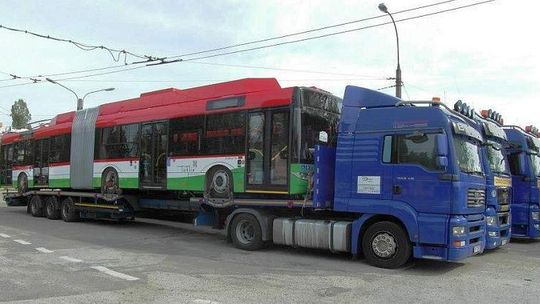 Lublin: Do zajezdni dotarły przegubowe trolejbusy. Jedyne w Polsce