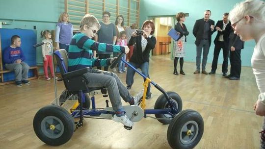 Lublin: Dzieci zachwycone prezentem od Spółdzielni Niewidomych