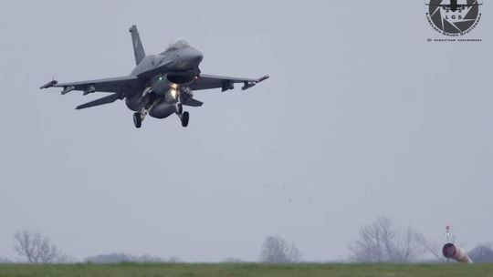Lublin: F-16 nad Portem Lotniczym Lublin (ZDJĘCIA)