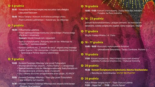 Lublin: Festiwal Bożego Narodzenia. Program wydarzeń