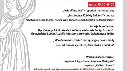 Lublin inspiruje kobiety – kobiety inspirują Lublin. Program kongresu