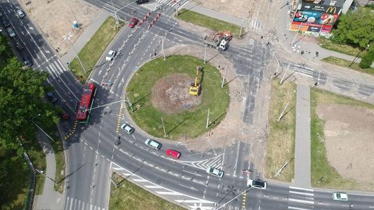 Lublin: Kłopoty dla kierowców na rondzie Honorowych Krwiodawców