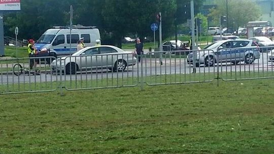 Lublin: Kobieta potrąciła rowerzystę. Utrudnienia na ul. Choiny