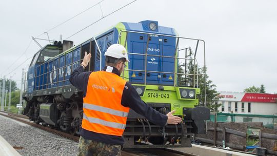 Lublin: Kolej testuje przebudowywany most i wiadukt nad ul. Diamentową
