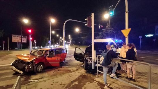 Lublin: Kolizja na ul. Romera. Jedna osoba trafiła do szpitala