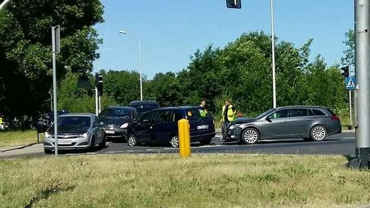 Lublin: Korki na al. Witosa po wypadku