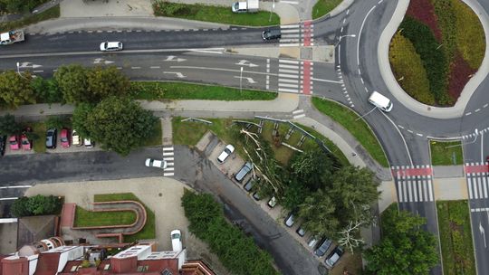 Lublin: Krajobraz po burzy. Zniszczenia na Czechowie okiem drona [zdjęcia Czytelnika]