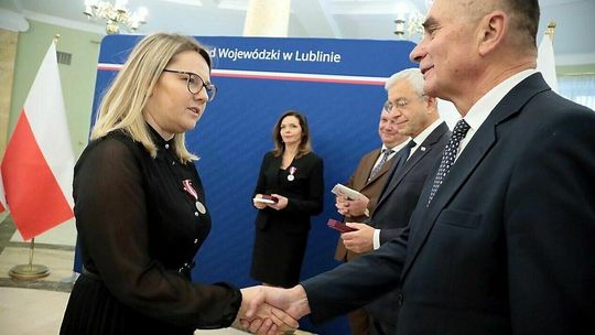 Lublin. Krzyże i medale od prezydenta Andrzeja Dudy