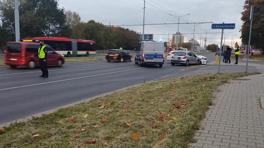 Lublin: Lepiej omijać ul. Jana Pawła II. Utrudnienia po kolizji dwóch aut
