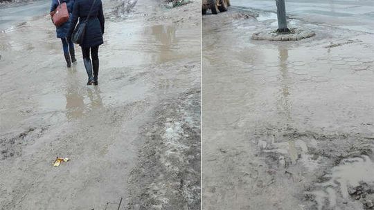 Lublin: Nałęczowska tonie w błocie. Czytelnicy proszą o interwencję