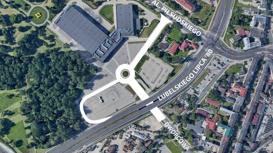 Lublin: Nowy dworzec autobusowy, a w pobliżu nowe drogi dojazdowe