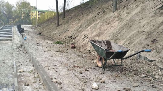 Lublin: Park ledwie otwarty, a już trzeba poprawiać. Wszystko przez deszcz