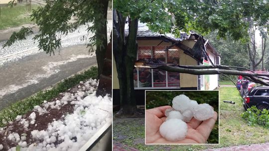 Lublin po burzy z gradem. Nawałnica wyrządziła duże szkody