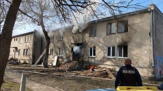 Lublin. Pożar przy Wrońskiej. Cztery osoby straciły dach nad głową