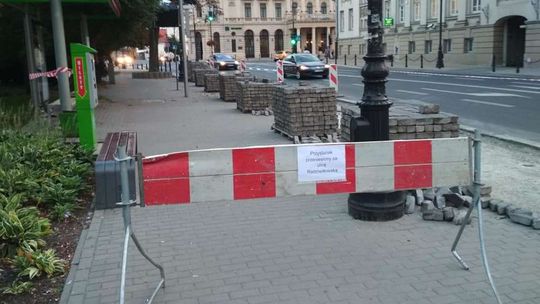 Lublin: Prace na ul. 3 Maja. Przystanek przeniesiony