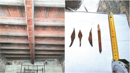 Lublin: Skąd się wzięły groty strzał w stropie kamienicy przy Rynku 6