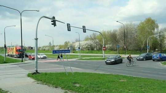 Lublin. Skrzyżowanie Witosa z Doświadczalną w przebudowie. Zmiany w ruchu 