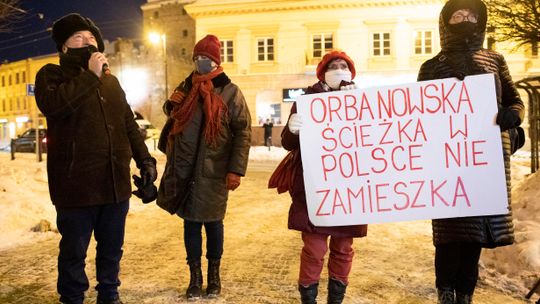 Lublin. Solidarnie w obronie niezależnych mediów