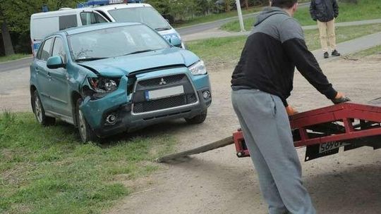Lublin: Stłuczka na ul. Nałęczowskiej. Ucierpiał też radiowóz