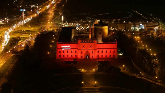Lublin świecił się na czerwono