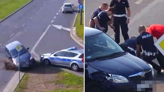 Lublin: Szaleńczy pościg za piratem drogowym, w bagażniku miał strój Supermana (wideo)