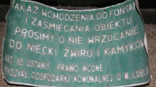 Lublin: Ukradli tablicę z placu Litewskiego