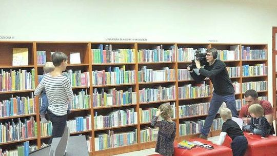 Lublin: W bibliotece kręcono spot promujący czytelnictwo