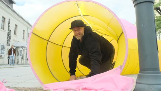 Lublin. W nocy zaatakowali instalację białoruskiego artysty