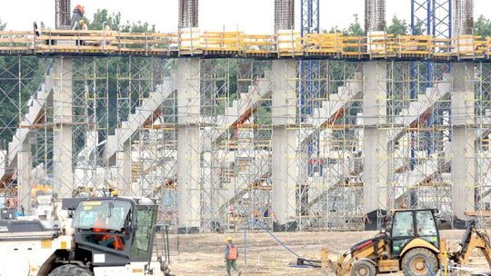 Lublin: Widać już szkielet stadionu 