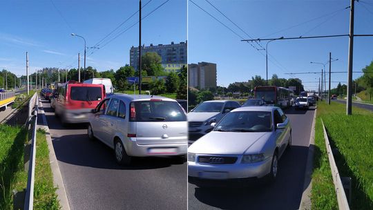 Lublin. Wypadek na Czubach, są duże utrudnienia w ruchu