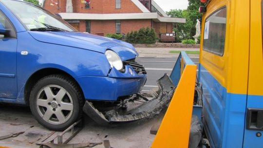 Lublin: Zderzenie mercedesa z volkswagenem na Kunickiego