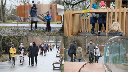 Lublinianie spędzają pierwszy dzień świąt w odnowionym Parku Ludowym [zdjęcia]