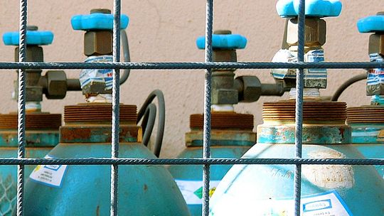 Ludwin: Skradzione butle z gazem ukryli w zaroślach