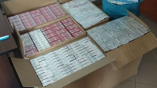 Łuków: Zabezpieczono niemal 80 tys. sztuk nielegalnych papierosów